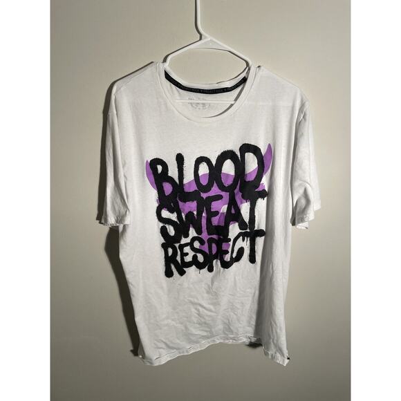 Under Amour Project Rock T Shirt Mens Size 2XL White Active Workout Payoff - Picture 1 of 9